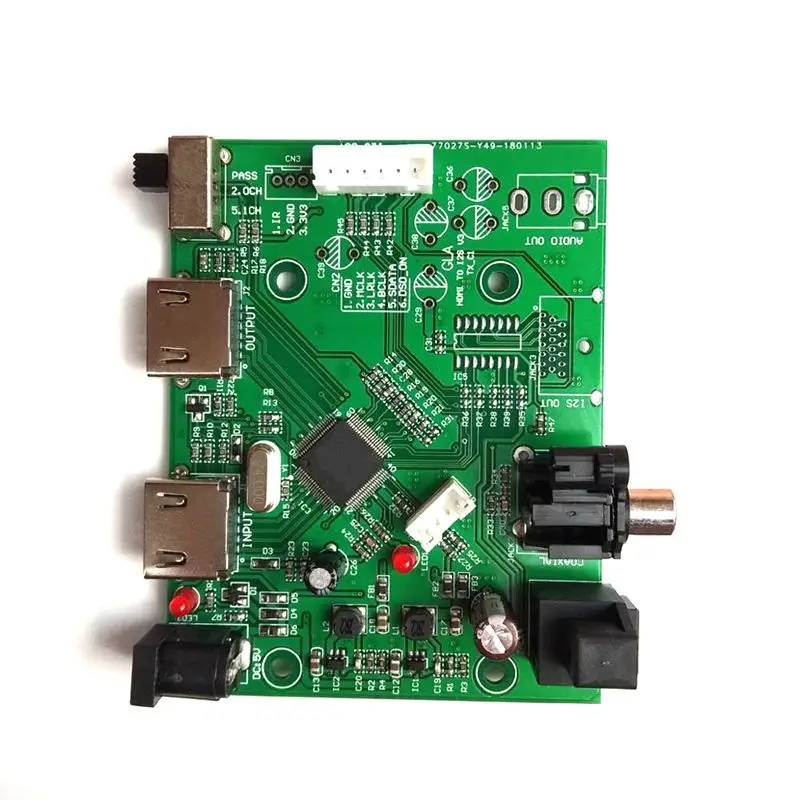 Разделение двойного режима HDMI/MHL для извлечения аудио I2S/DSD/ fiber/коаксиальный (HDMI на