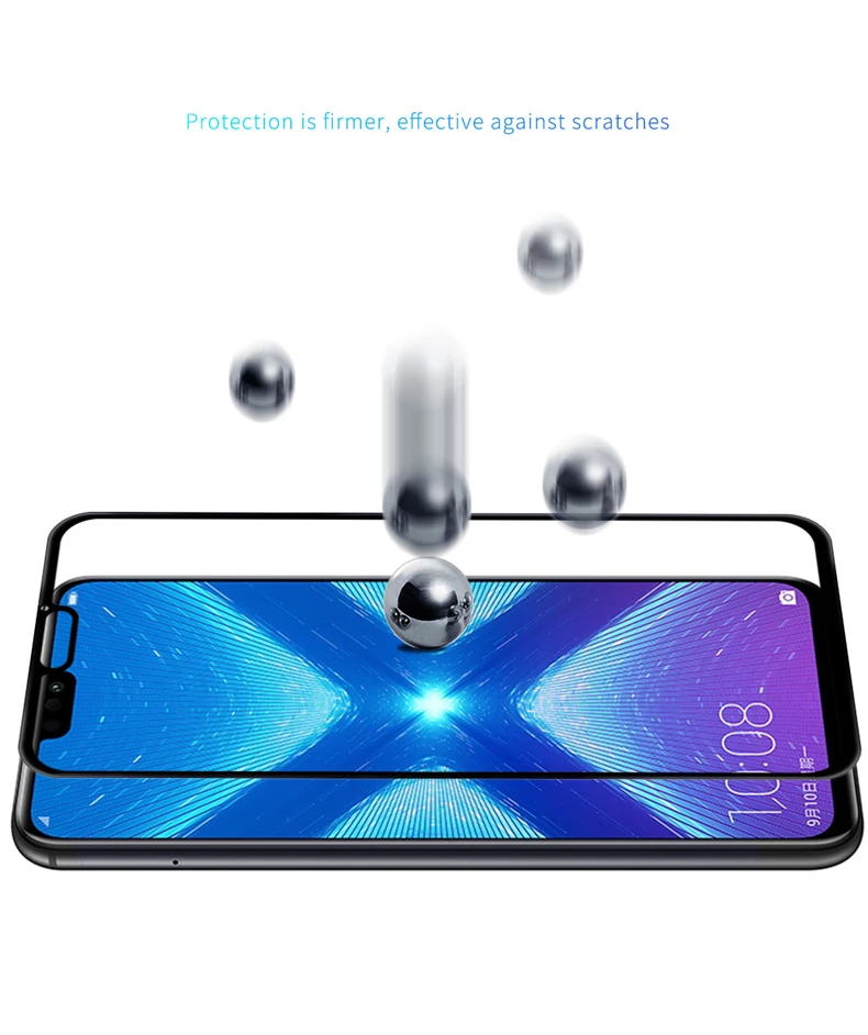 Honor 8X max закаленное стекло MOFI для huawei honor 8X полное покрытие экрана Защитная пленка стекло honor 8X max 2.5D закаленное стекло