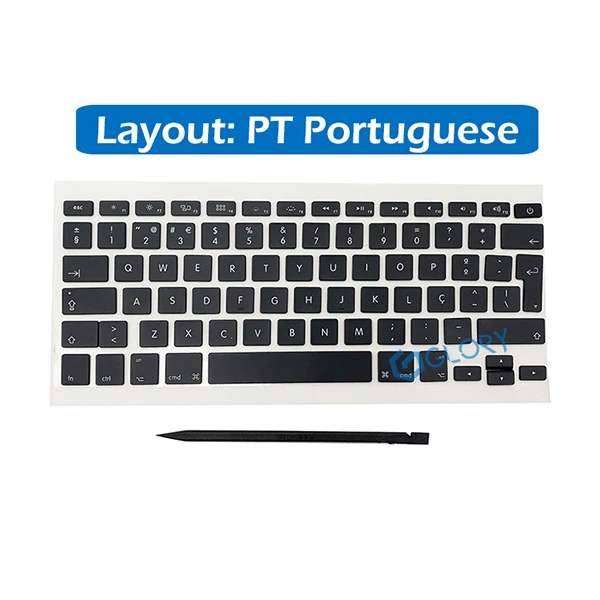 PT Portugues AP08 набор ключей Французский Испанский Русский немецкий Португальский Швейцарский венгерский для Macbook Air Pro retina A1466 A1502 A1398 - Цвет: PT Portugues