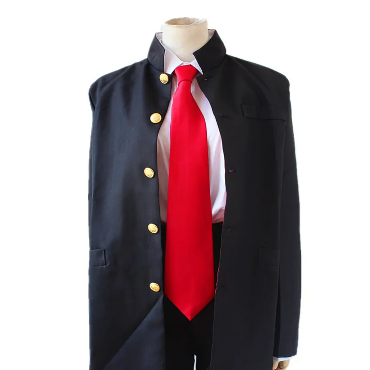 

Costume Cosplay Uniform Black Coat Jacket Tie Full Set Cosplay Costume