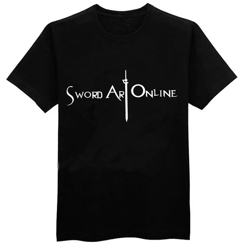

21 colors Sword Art Online t shirt SAO Men's t-shirts cotton tshirt O neck casual t-shirt boys clothes anime summer tops tees