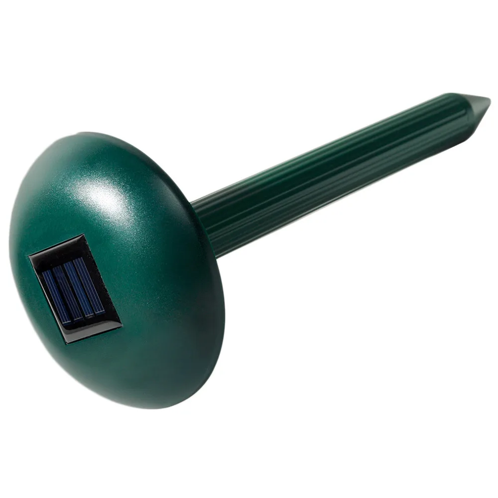 

Solar Power Eco-Friendly Ultrasonic Gopher Mole Snake Mouse Pest Reject Repeller Control for Garden Yard