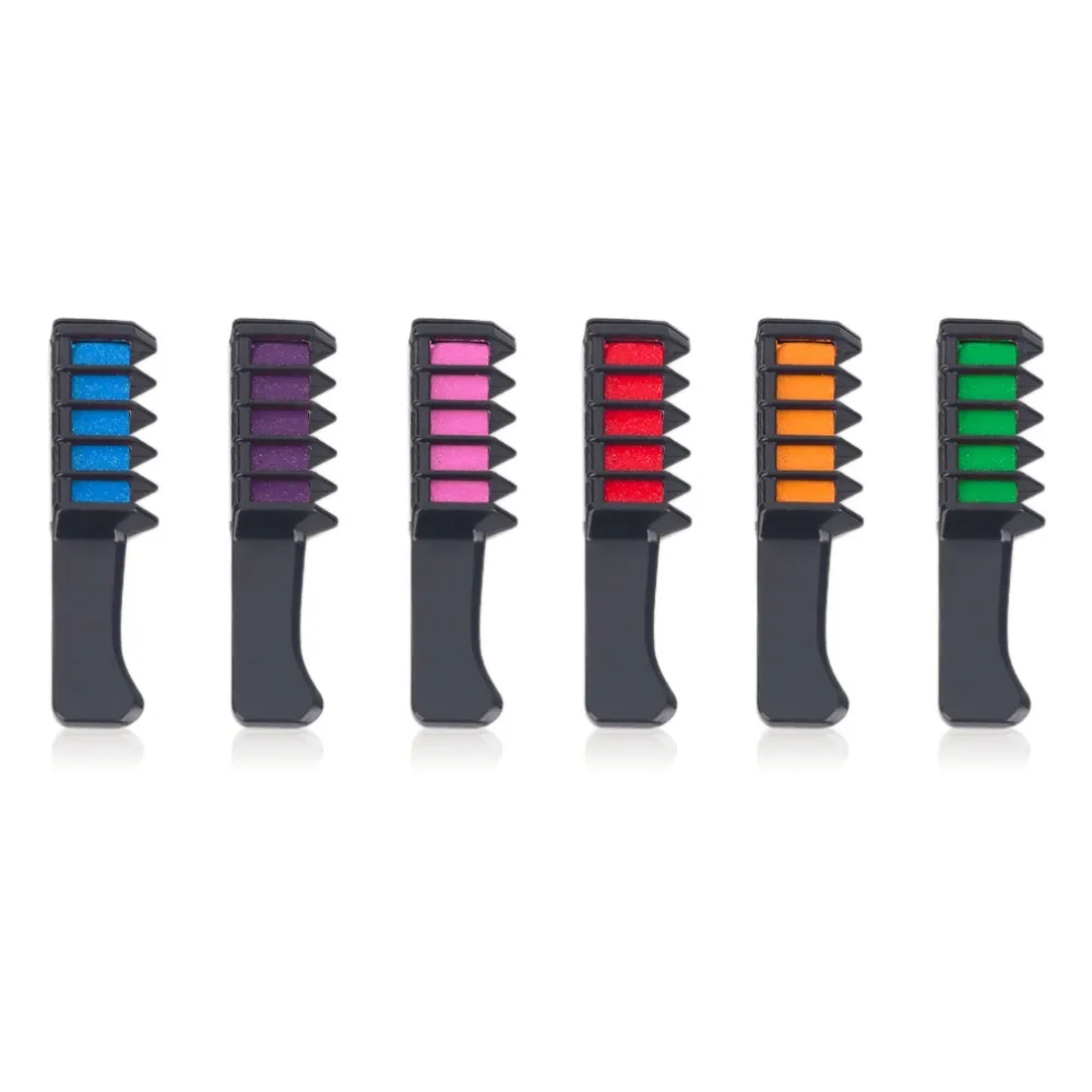 6 видов цветов Мини одноразовый персональный салон использовать краска для волос