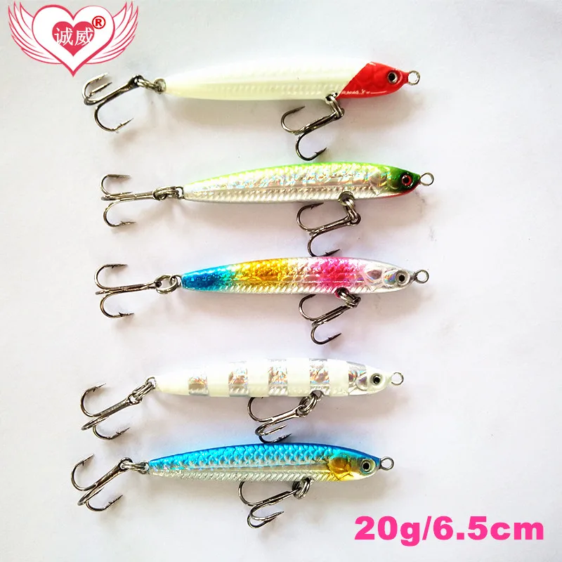 Прямая поставка от производителя приманка для рыбалки Марии джикс 20 г с крючками