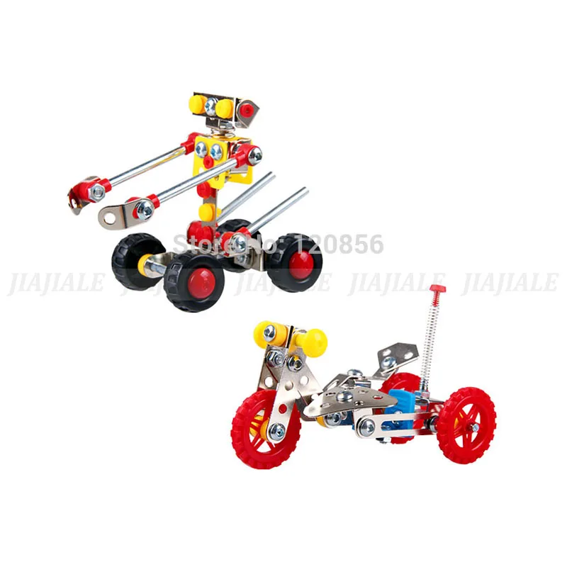 

JIAJIALE Vehicle Metal Model Building Kits Puzzle Vehicle Cars Enlighten Education Assemblage DIY Toys 3d metal model kits