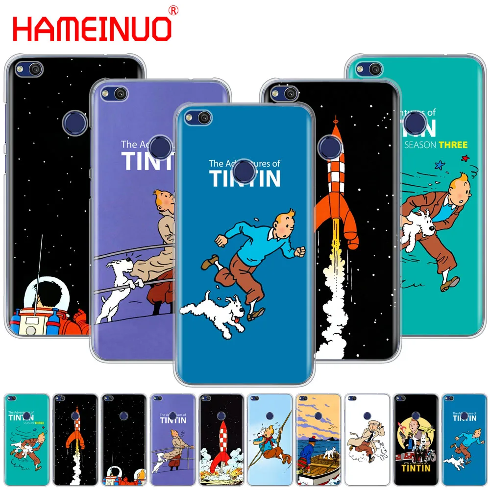 HAMEINUO Приключения Тинтина чехол для телефона huawei Ascend P7 P8 P9 P10 P20 lite plus pro G9 G8 G7