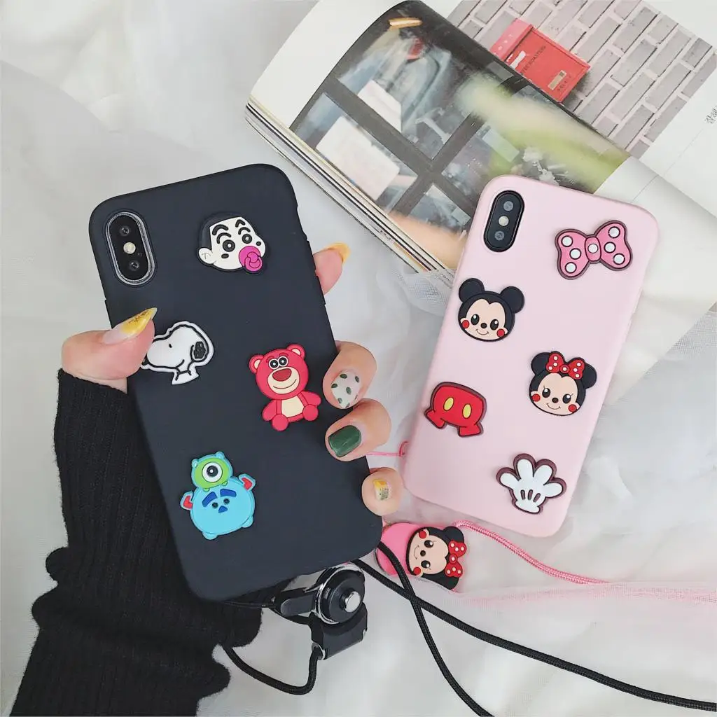 Strip Case for Samsung Galaxy A70 A50 A30 A20 A10 M10 S10e S10 Lite S8 S9 A7 2018 A750 J6 Prime j4 Plus Cartoon Animal Cover |