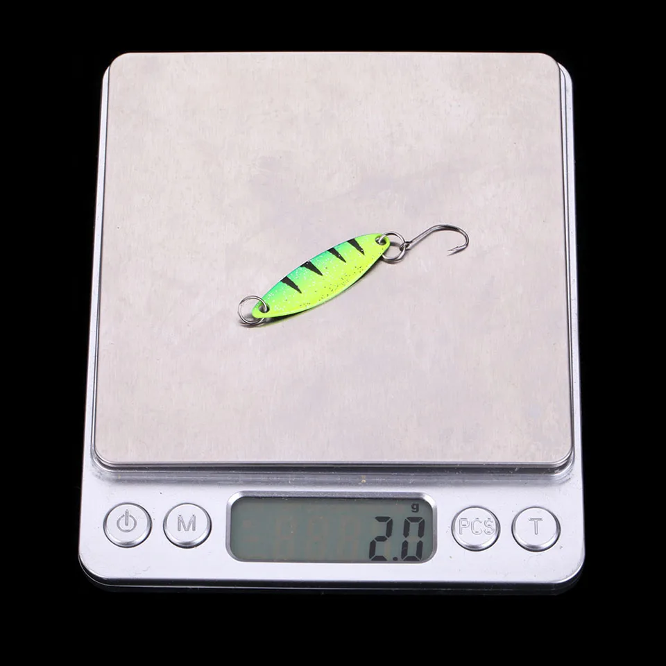 WALK FISH 5 шт./лот 2 г приманка для рыбной ловли металлическая ложка окуня форели