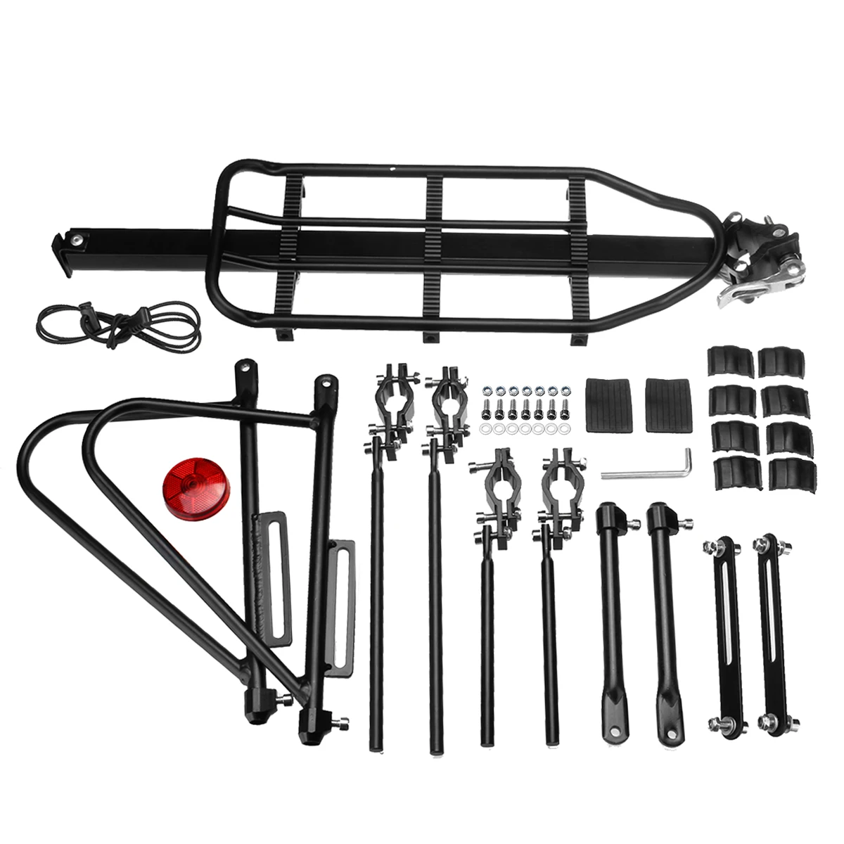 Задний отражатель для велосипеда MTB крепление на сиденье полка багажа 50 кг