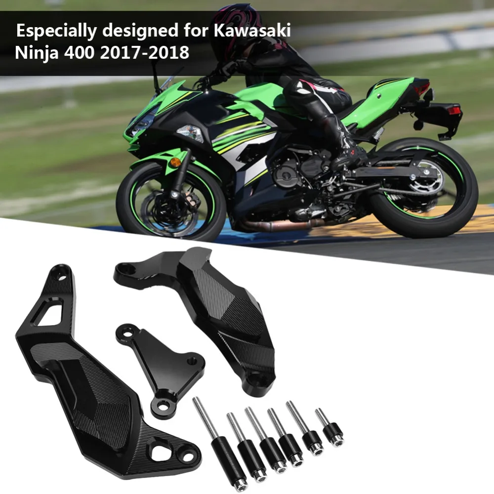Защита двигателя мотоцикла чехол слайдер защита для Kawasaki Ninja 400 не выцветает