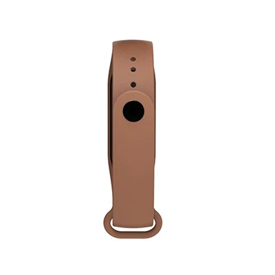 coffee Mi band 4 Браслет замена для силиконового ремешка печать на запястье для xiaomi mi band 4 двойной цвет mi 3 mi 4 мягкие ремни - Цвет: coffee
