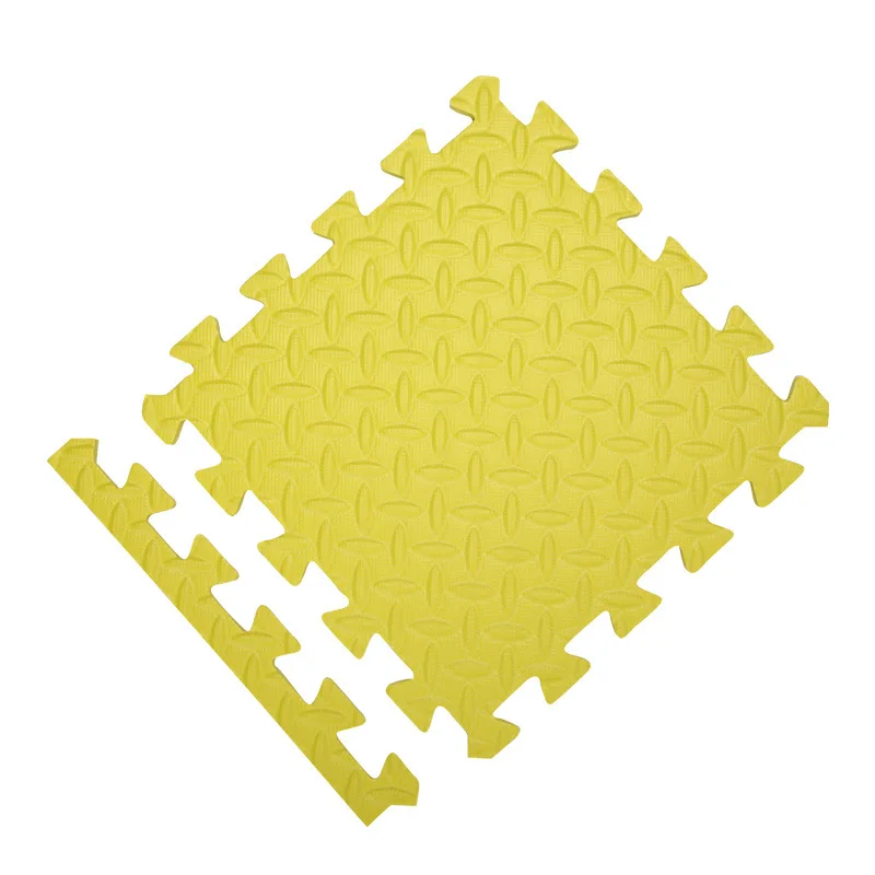 Yellow 9 шт./лот, детские игровые коврики из пенополиэтилена, коврик-пазл для занятий спортом, ковер для детской комнаты, мягкий развивающий коврик для ползания, 30*30*1 см - Цвет: Yellow