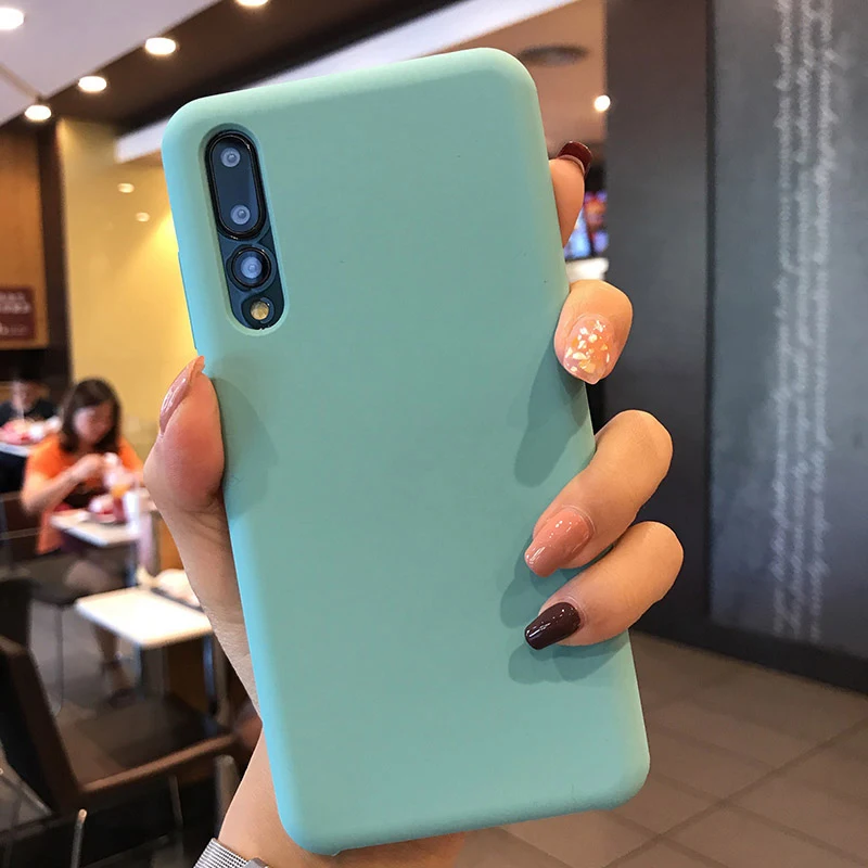 Официальный Стиль Силиконовый чехол для huawei Коврики 20 10 P20 P30 Pro lite чехол для Honor 9 10 V10 V20 8X Nova на возраст 3, 4, чехол для телефона - Цвет: Blue