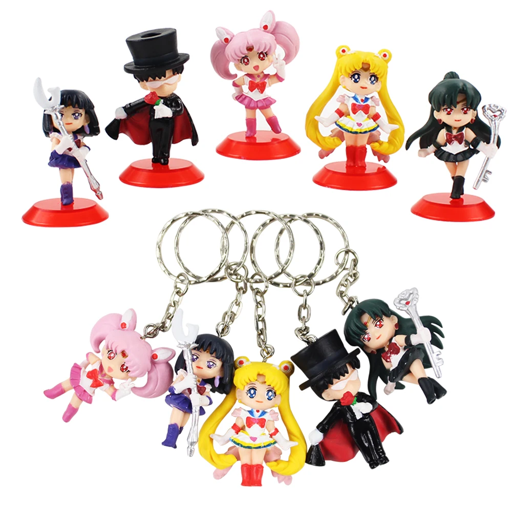 5 шт./лот Аниме фигурки мини брелок подвесные игрушки | Игрушки и хобби