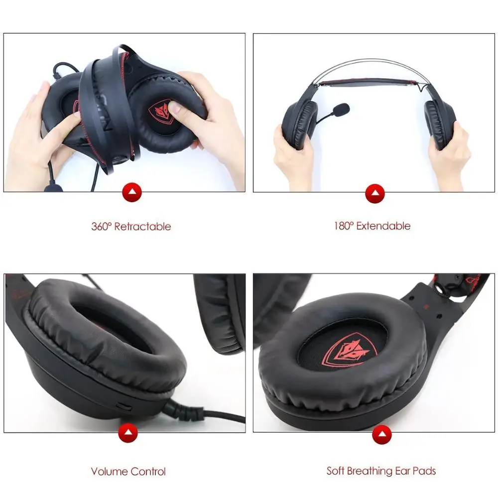 XIBERIA игровая гарнитура NUBWO N2Wired Игровые наушники с микрофоном и регулятором