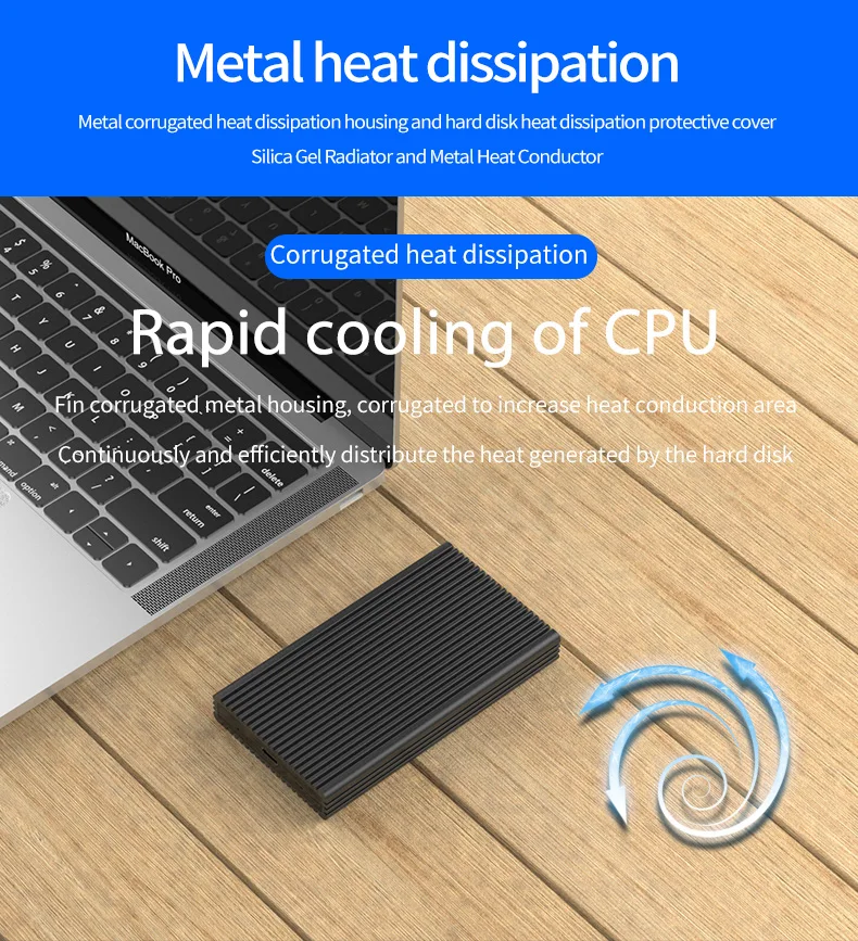 Blueendless Портативный чехол для жесткого диска ssd M.2 to type-c usb 3,1 NGFF msata корпус для жесткого диска алюминиевая Поддержка двойной диск
