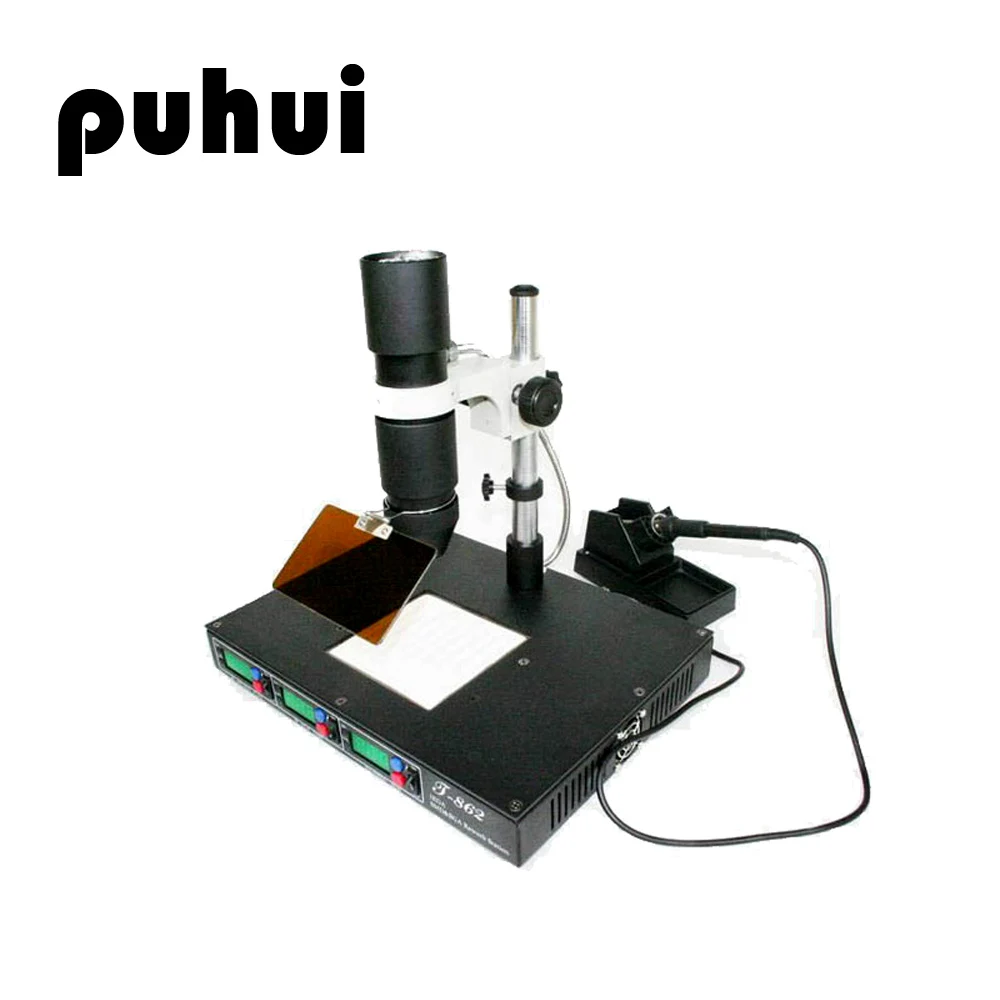 PUHUI T 862 SMD Инфракрасная паяльная станция для ремонта сварочная материнской