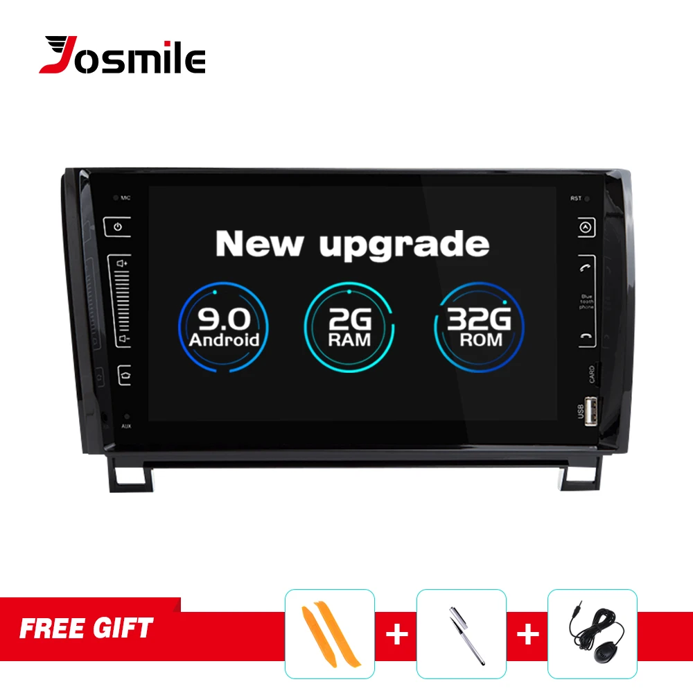 Josmile автомобильный мультимедийный плеер 2 Din Android 9 0 для Toyota Tundra Sequoia 2007 2008 2009 2010 2011