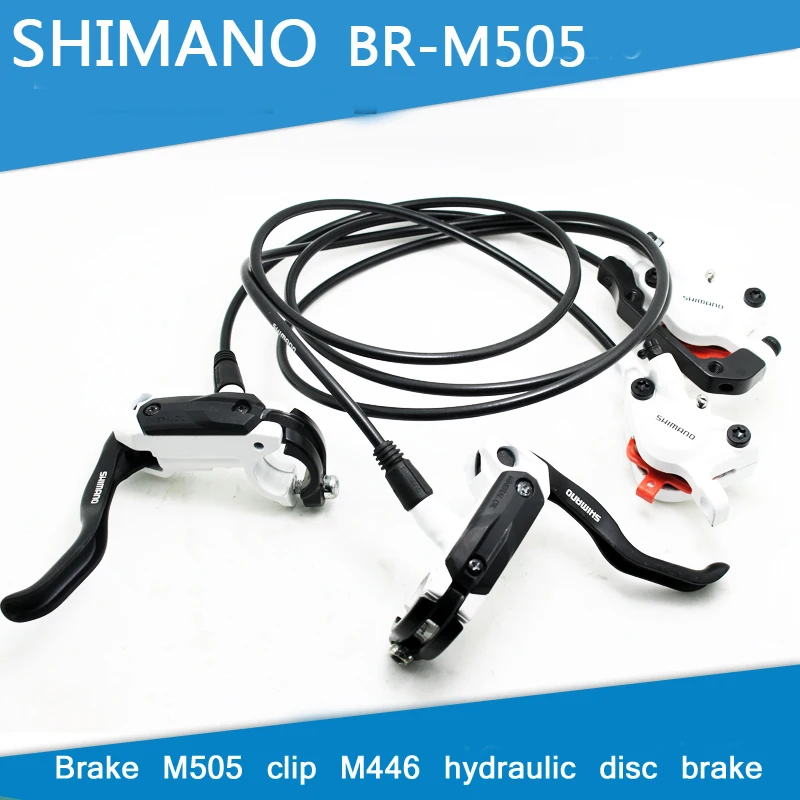 Комплект гидравлического дискового тормоза SHIMANO M505 для горного велосипеда