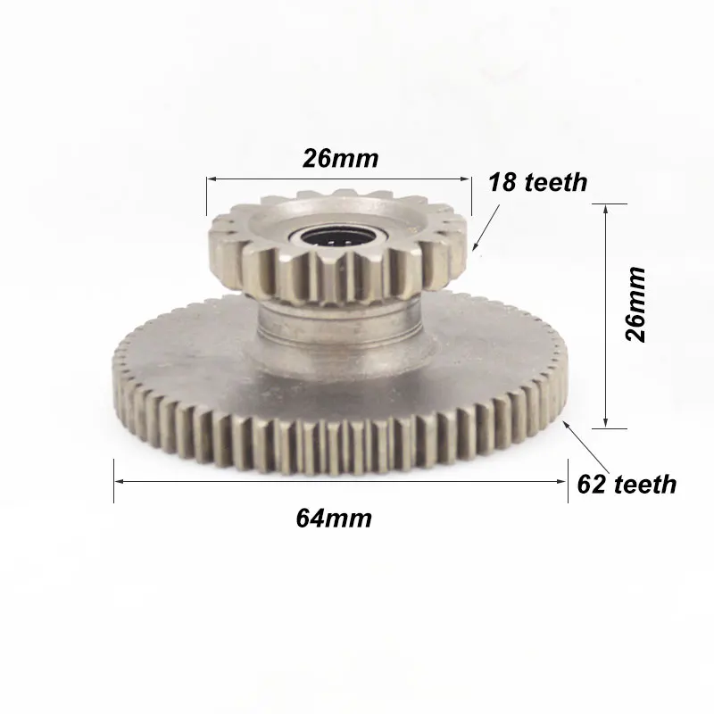 2088 Motorcycle Engine Starter Motor Clutch Gear Transmission For Honda CG125 CG 125 125cc Spare Parts |