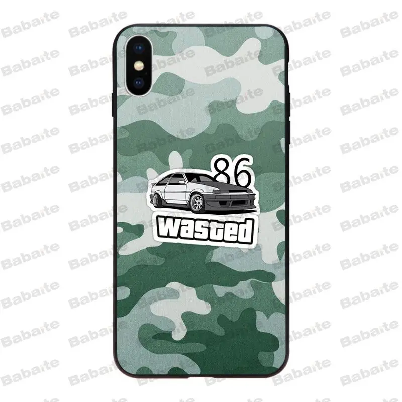 Babaite начальный D AE86 DIY печать рисунок чехол для телефона для iPhone Xr XsMax 8 7 6 6S Plus Xs X 5 5S SE 5C Чехол s11 11pro 11promax