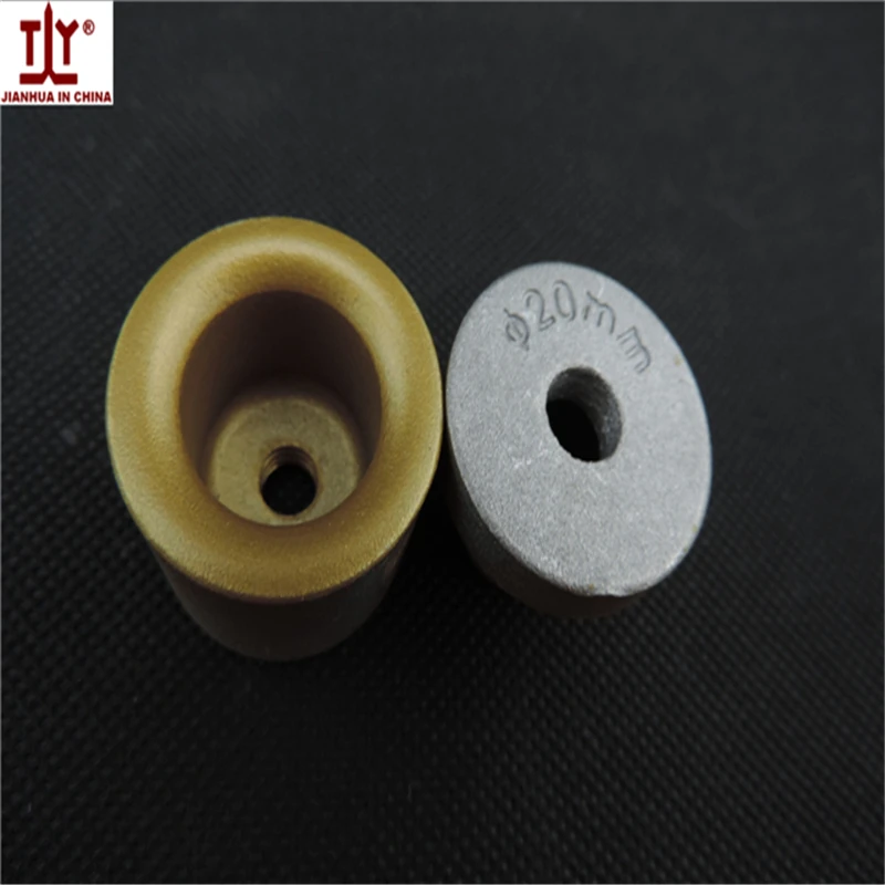 Сварочные детали для полипропиленовых труб золотого цвета самая толстая головка