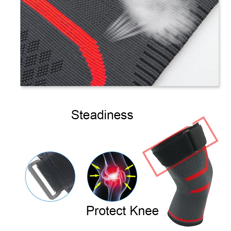 2 шт./лот наколенник эластичный открытый баскетбольный фиксатор для фитнеса бега
