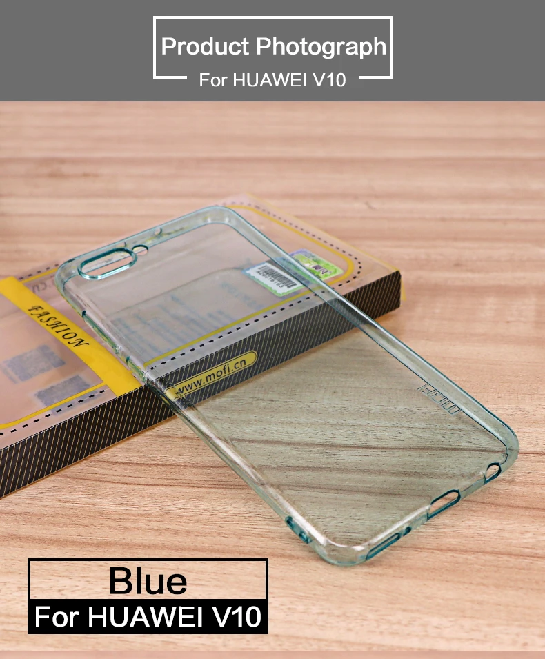 Huawei honor v 10 чехол 5,99 дюймов MOFi honor v 10 чехол силиконовый прозрачный мягкий TPU capas honor v 10 задняя крышка чехол