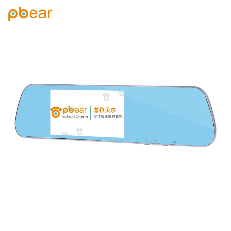 Pbear 5.0 дюймов LED Дисплей Автомобильный видеорегистратор ночного видения +