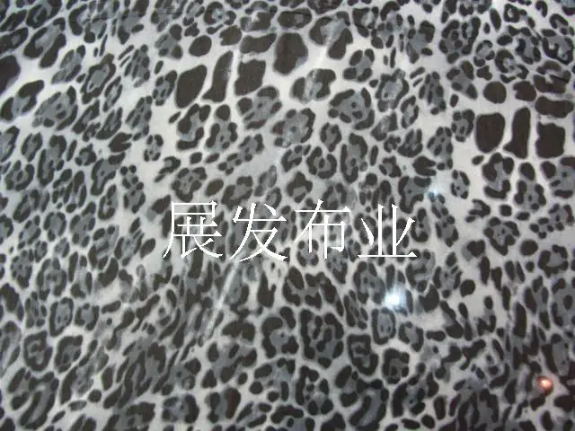 Высококачественные сложные провода шифоновая леопардовая расцветка платье из