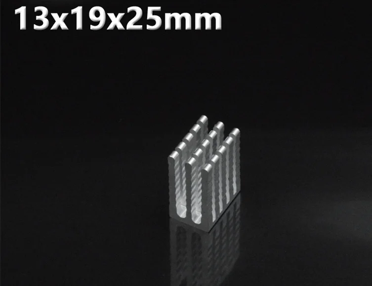 13x19x25 Алюминиевый сплав fin router MOS display memory 13*19*25 мм радиатор охлаждения Fin Радиатор