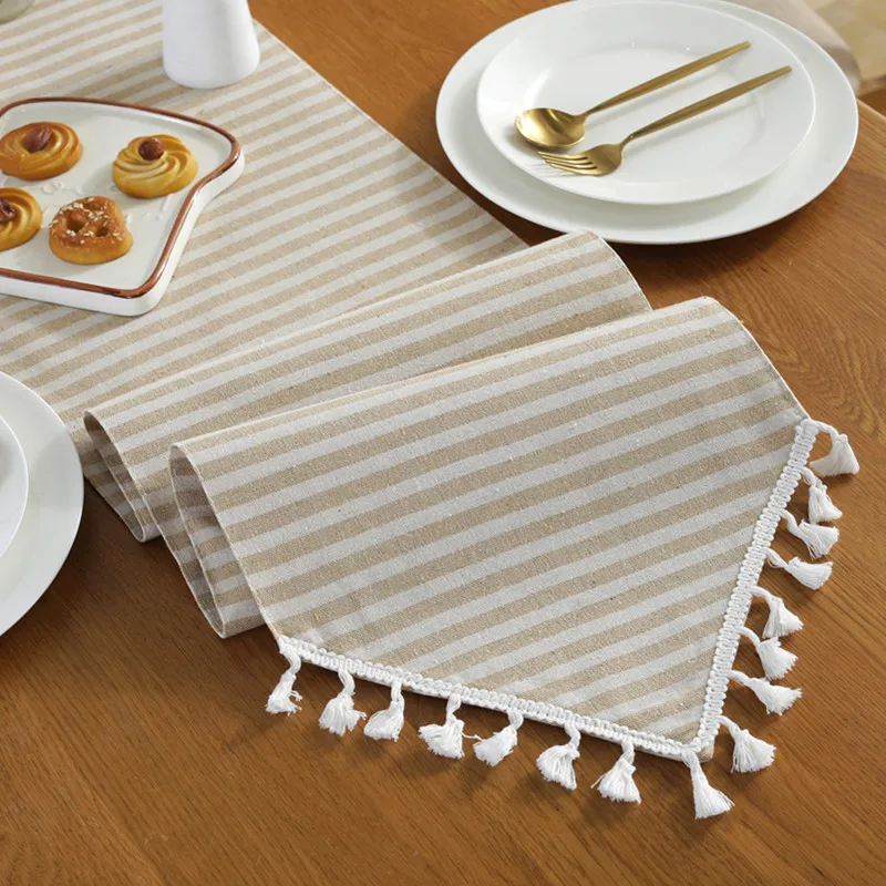 Современные скатерти в полоску для свадебной вечеринки украшения стола