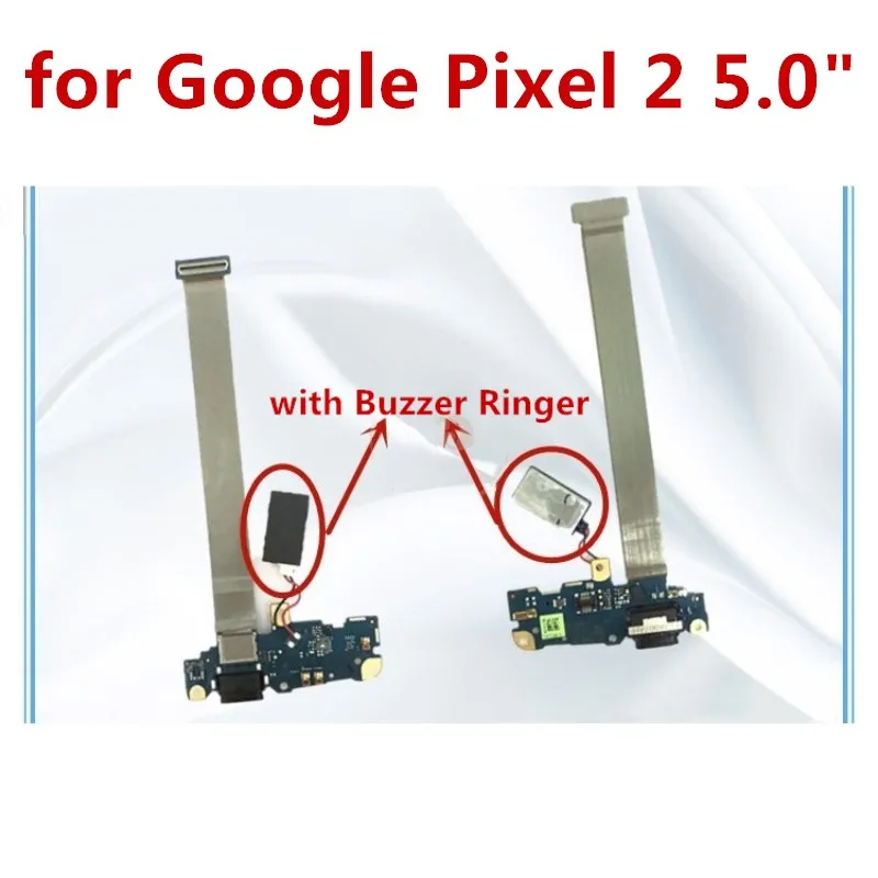 USB зарядный порт зарядное устройство гибкий кабель для Google Pixel 2 зарядная