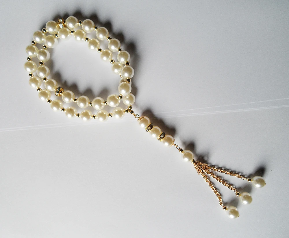 Новая модель 2020 двухслойный мусульманский жемчужный браслет количество товаров