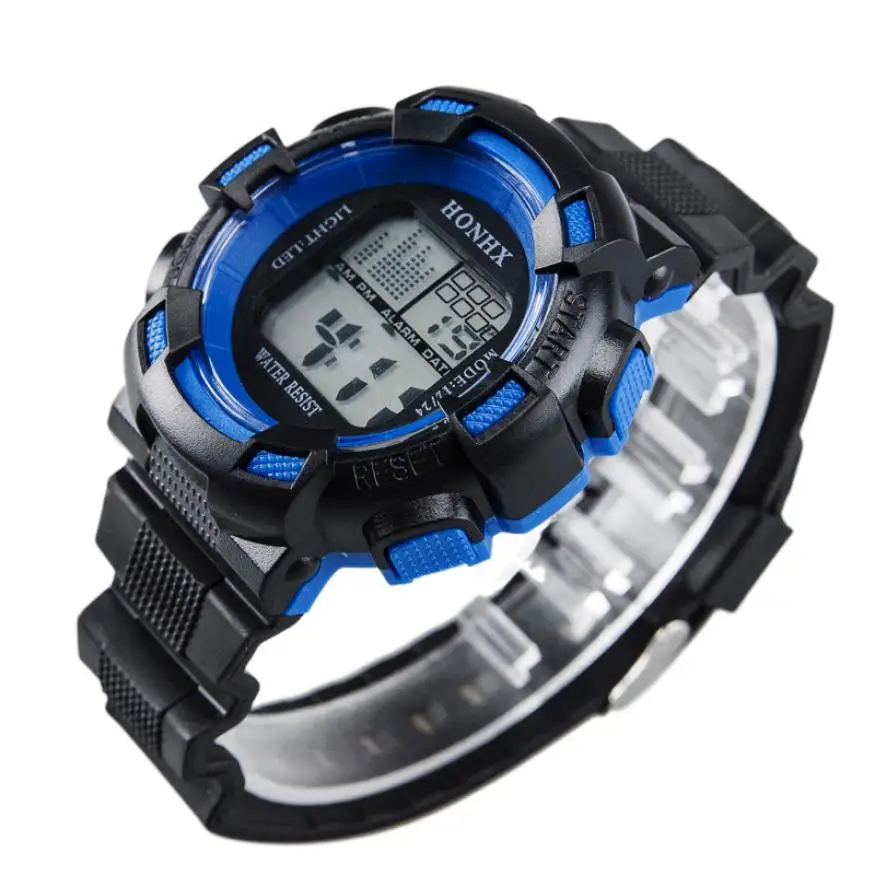 Часы наручные мужские электронные в стиле милитари брендовые