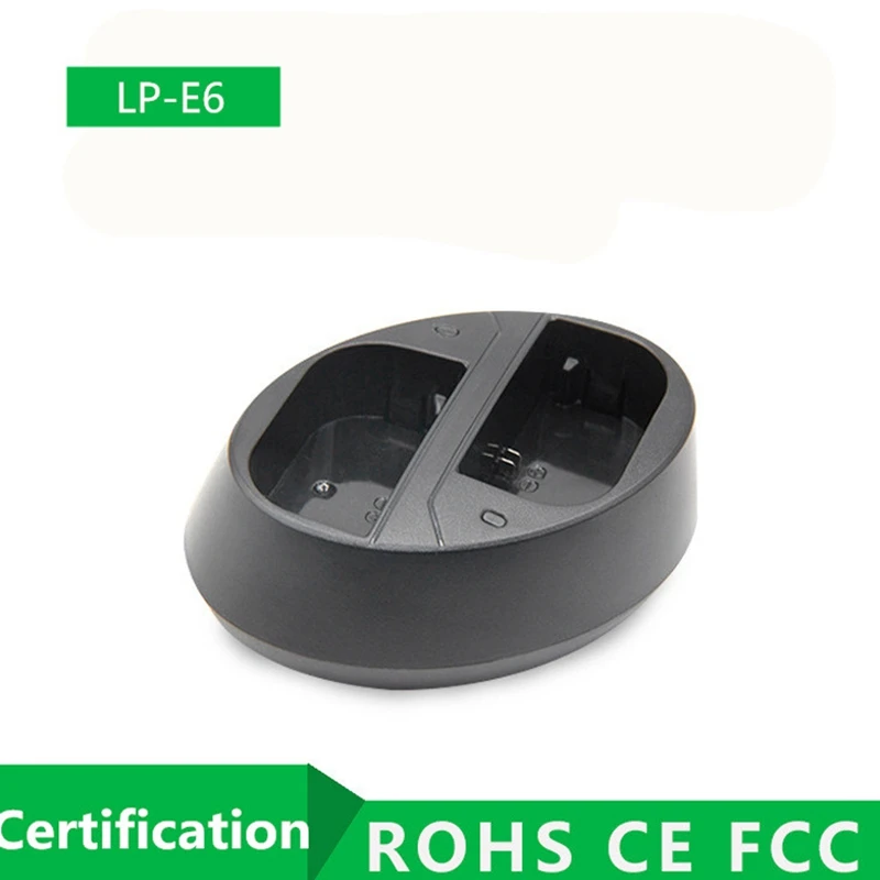 Двойное зарядное устройство Usb для Lp E6 Lpe6 камера батарейный блок Canon 5D Mark Ii Iii 7D 60D Eos