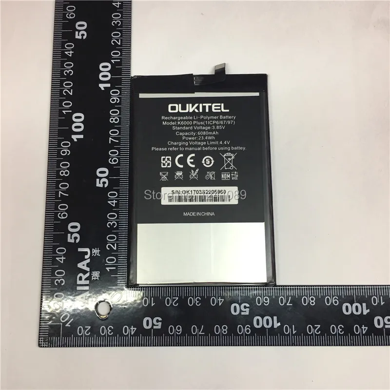 Фотоаккумулятор для OUKITEL k6000 plus аккумулятор 6000 мАч 5 дюйма MTK6750T + инструмент