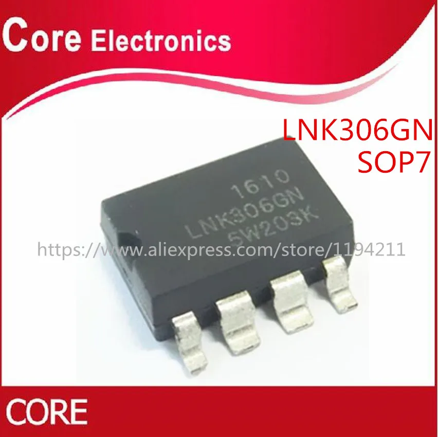 50 шт. LNK306GN SOP7 LNK306 СОП SMD новый|Интегральные схемы| |