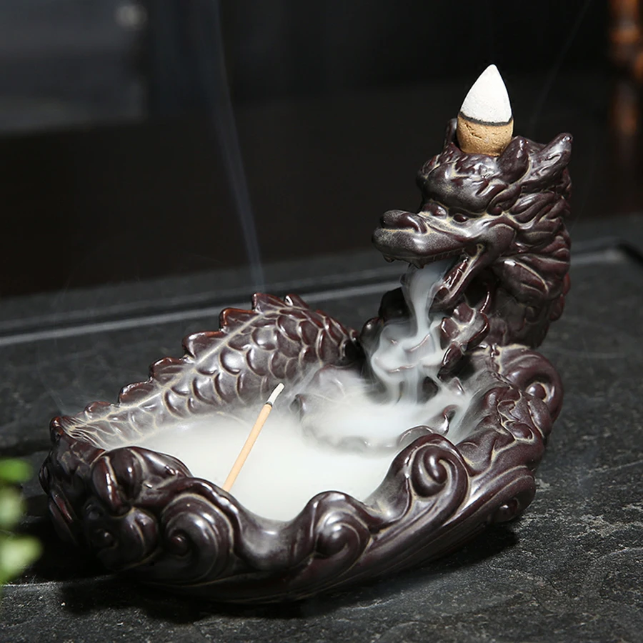 Держатель для ароматических палочек Backflow подставка китайский фарфоровый Декор