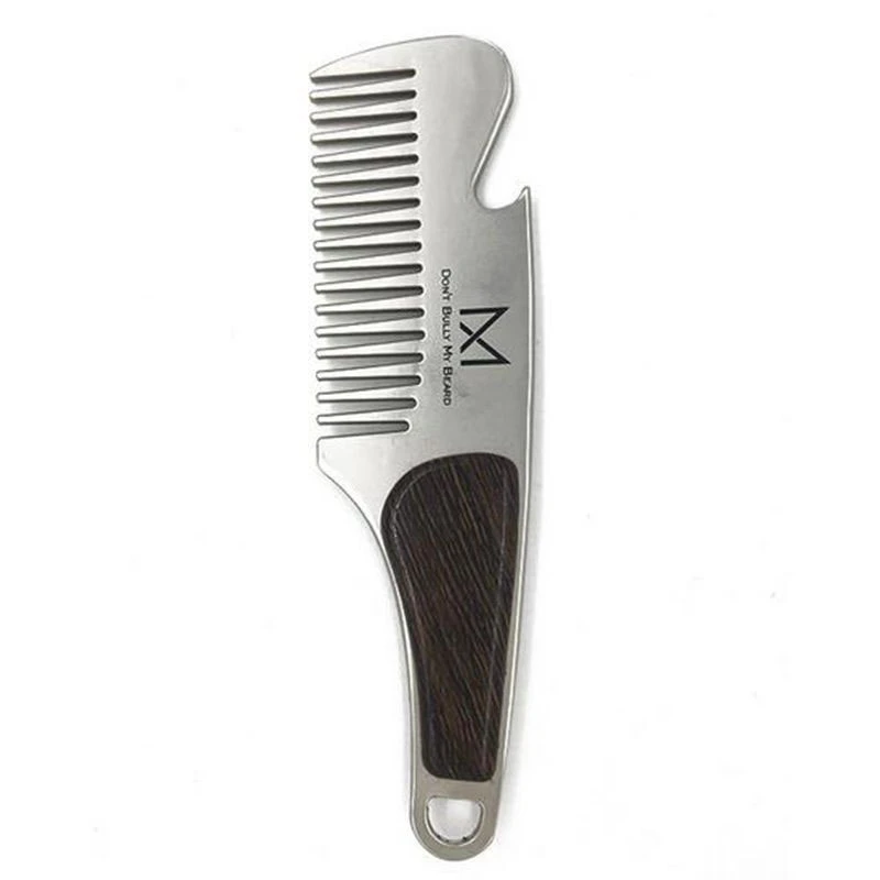 1 шт. Мужская Антистатическая Расческа для бороды 12 6 х3 5 см|beard comb|comb stainless steelstainless