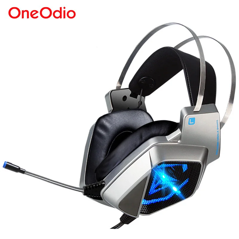 Led Gaming Headset стерео USB Игровые наушники для Xbox One PS4 компьютер телефон планшет игра