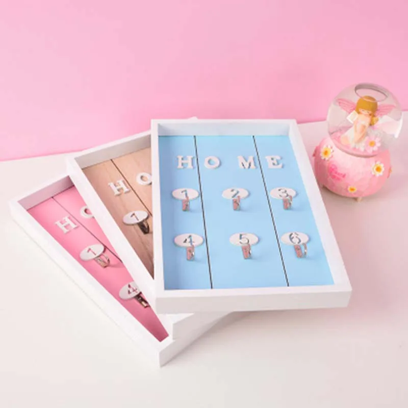 INS стиль украшения стен ручной работы деревянный домашний стеллаж для хранения