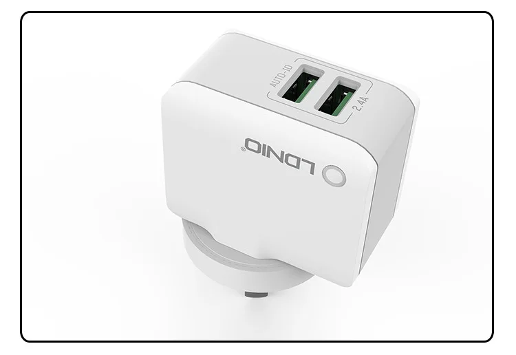 LDNIO A2203 2-Порты и разъёмы 5 V 2.4A дорожное зарядное устройство USB Зарядное устройство адаптер для iPhone X samsung Xiaomi HUAWEI Micro USB кабель