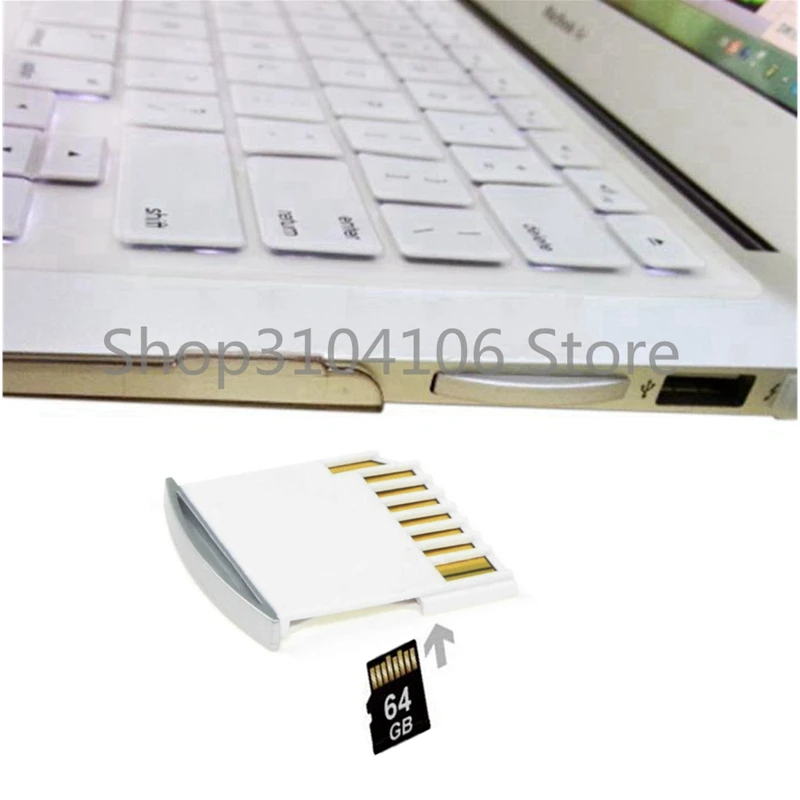 Карта Micro SD TF-SD в комплекте внешнее хранилище Mac book Air / Pro/Retina белая |