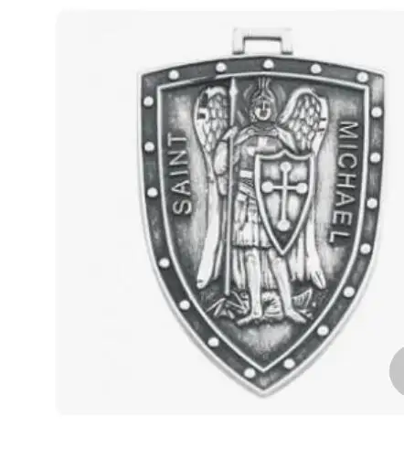 12 шт. ожерелье с медалью Св. Михаила|Ожерелья подвеской| |