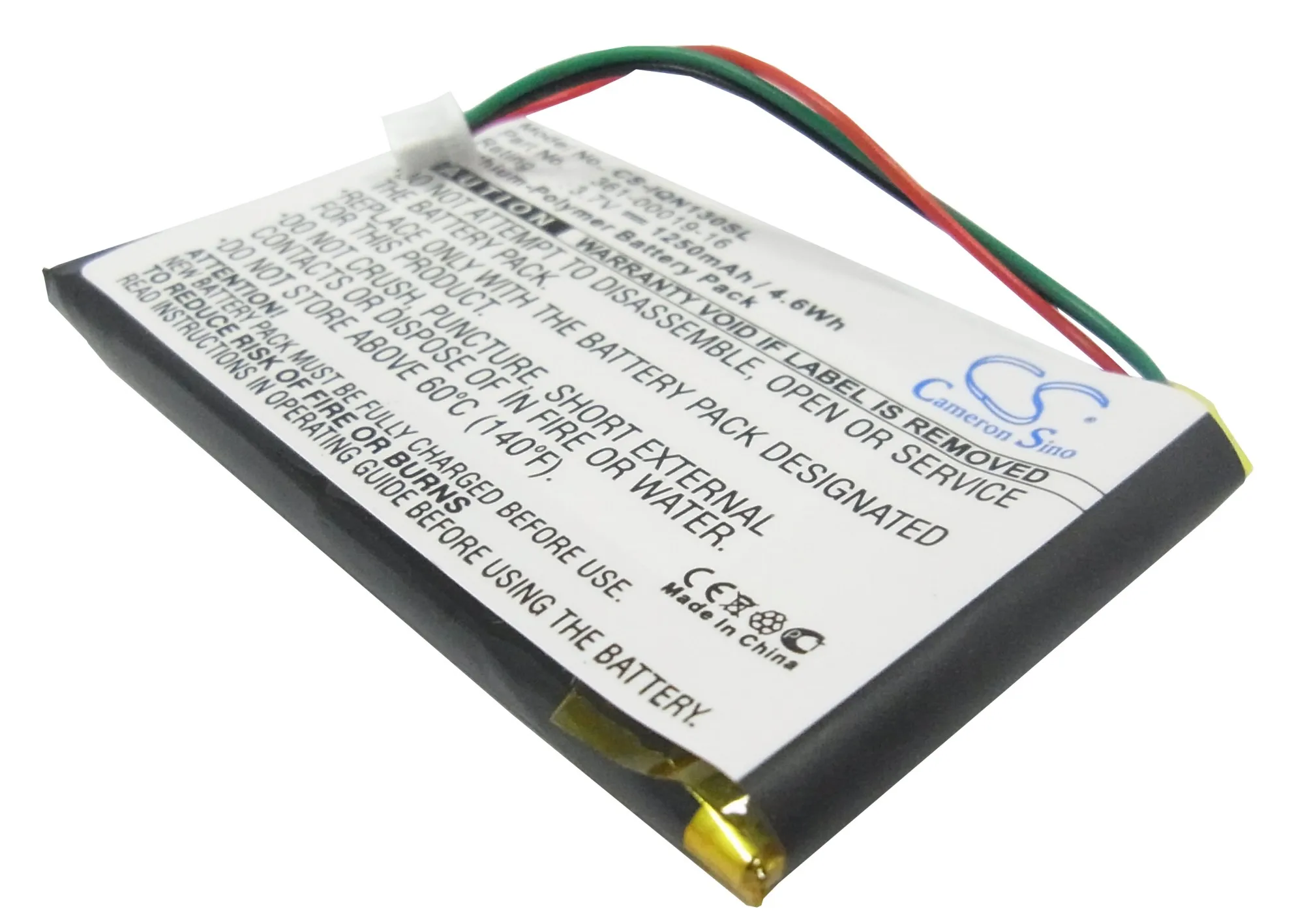 Аккумулятор Cameron Sino 1250mAh 361-00019-16 для Garmin Nuvi 1300,1340 T Pro, 1350,1350 T, 1370,1370 T, 1375 T, 1390,1390 T, 1490 T