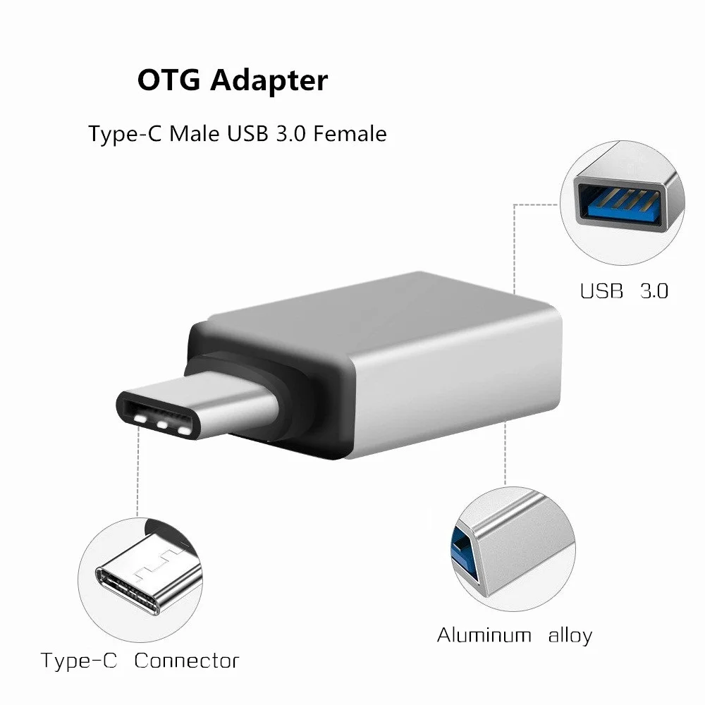 Адаптер OTG type C на USB для Meizu 7/PRO 7 Plus 3 0 кабель адаптер конвертер C|Переходники и