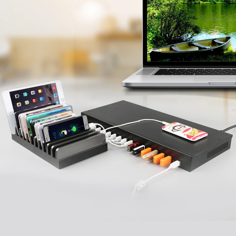 Sipolar A 165 промышленный 16 Порты и разъёмы USB 2 0 данных Зарядное устройство