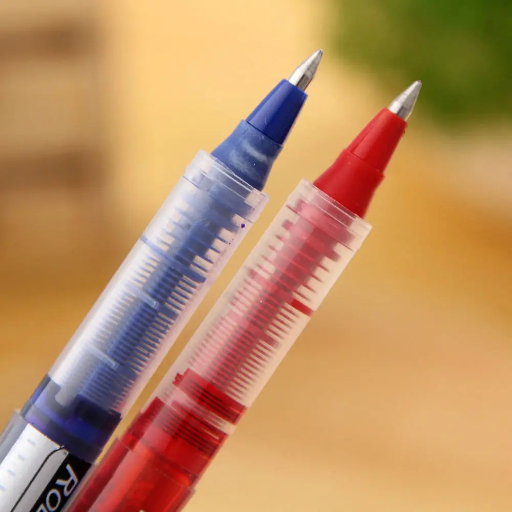 1 шт. Классическая Ручка с роликовым наконечником гелевые ручки жидкими