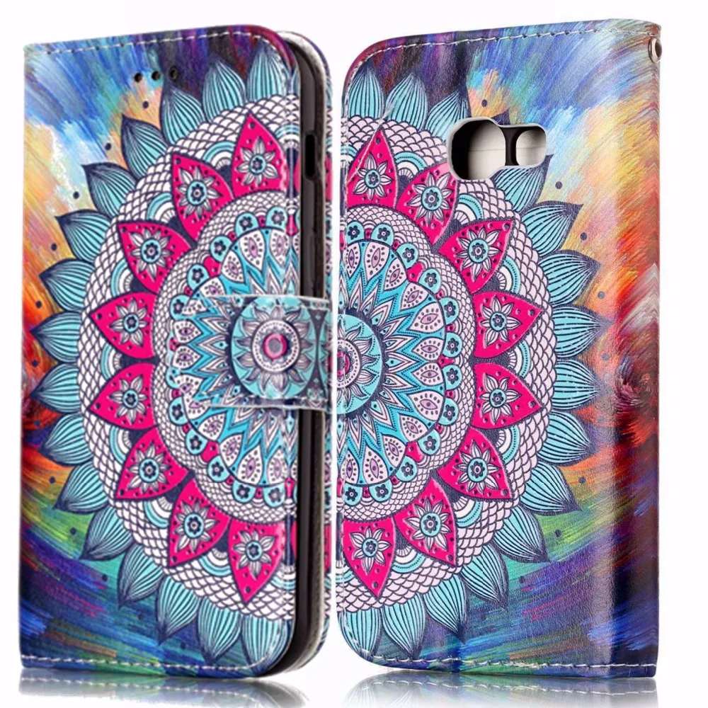 Для Coque samsung Galaxy A5 2017 чехол для телефона Fundas A520 A520F кожаный откидная крышка